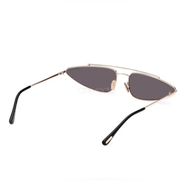 NEW TOM FORD WOMEN GOLD GRAY SUNGLASSES CAM TF979 28A SUNGLASSES FT0979/S - Picture 4 of 5